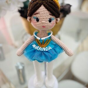 Handcrafted Crochet Doll personalized